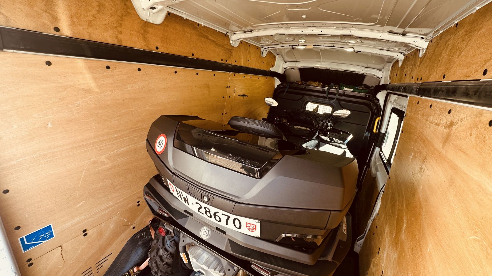 Anlieferung des Quad's